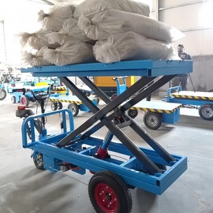 Warehouse Transfer Electric Transport Vehicle, Liftable Orchard Greenhouse Picking and Handling Vehicle, Market Cargo Flatbed Truck
