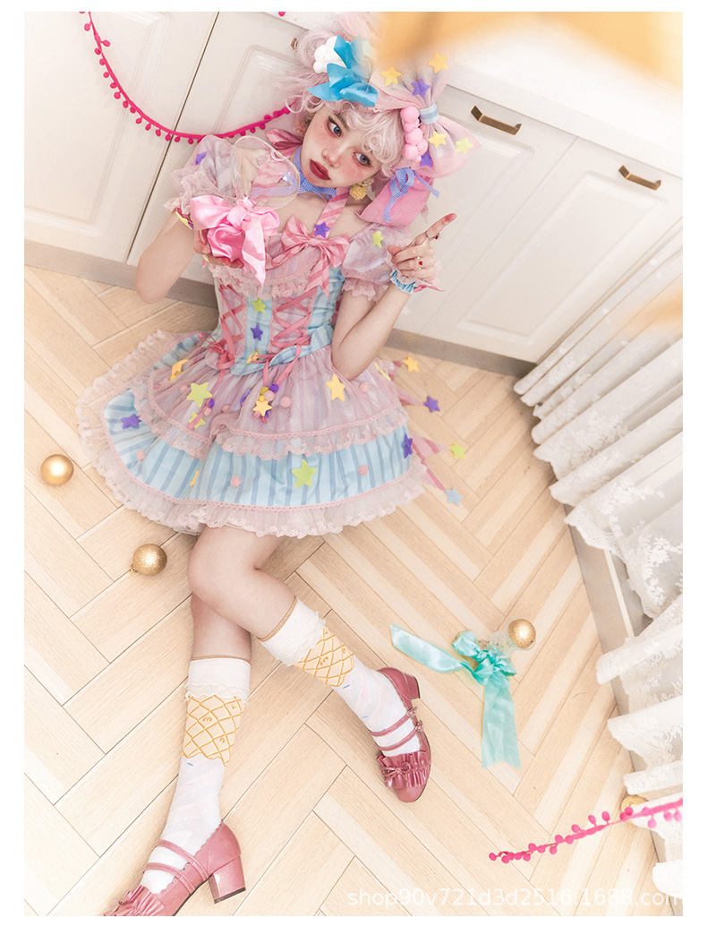 樱姬lolita原创设计正版砂糖魔法op洛丽塔轻lo裙日常连衣裙公主裙-阿里巴巴
