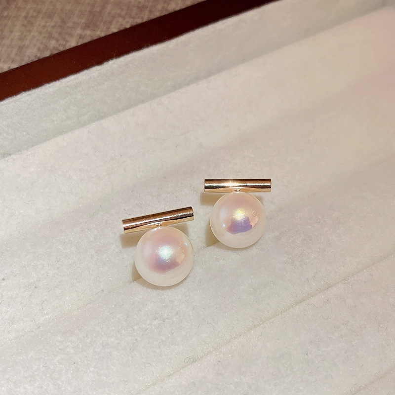 1 Pair Casual Elegant Lady Geometric Bow Knot Inlay Imitation Pearl Zircon Drop Earrings display picture 14