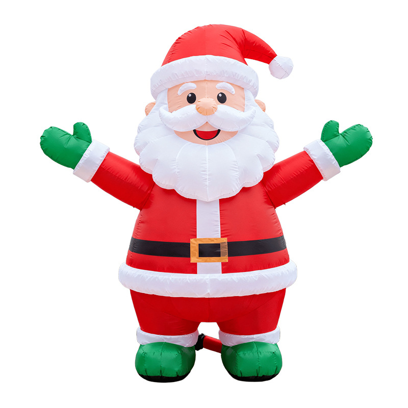 Navidad usa ropa de muñeca para dibujar ropa de espectáculo inflable a medida caminando ropa de modelo de aire ropa de muñeca un pedido mínimo