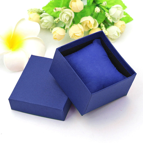 Watch packaging box, cardboard watch box with small pillow, paper, micro business watch box, gift box wholesale