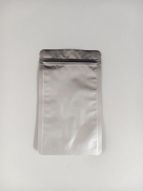 现货铝膜铝箔自立自封平底拉链袋纯铝加厚咖啡枸杞包装封口袋批发|undefined
