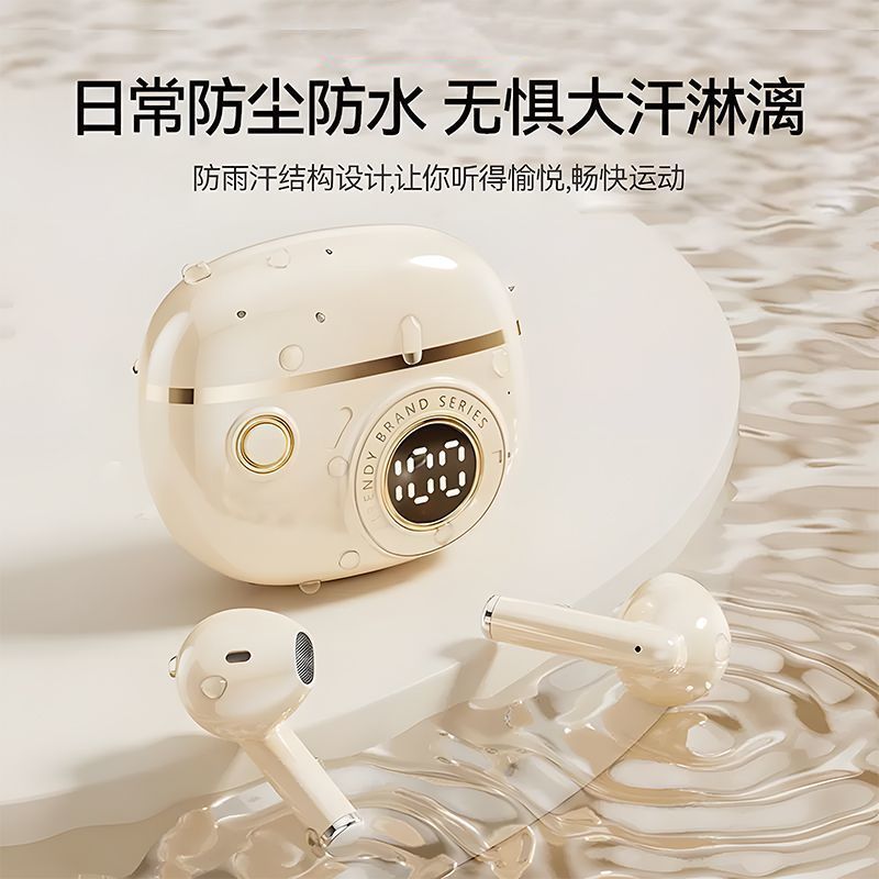 J08C In-Ear Bluetooth Headset Wireless Sound Quality Sports Listening Music Noise Reduction High Appearance Ultra-Long Battery Life Live Broadcast Headset