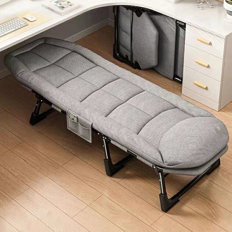 Multifunctional Single Bed for Lunch Break, Simple Bed, Portable Hospital Bed, Office Lunch Break Recliner, Folding Bed Multifunctional Single Bed for Lunch Break, Simple Bed, Portable Hospital Bed, Office Lunch Break Recliner, Folding Bed