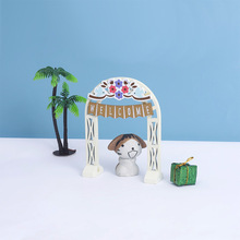 日式杂货zakka花园庭院系列婚庆欢迎拱门创意礼品道具配饰小摆件