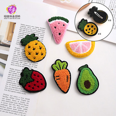 Japanese-style hair accessory cartoon cute BB hair clip for girls children hair accessories Korean hair clip DIY fabric sticker semi-finished parts accessories