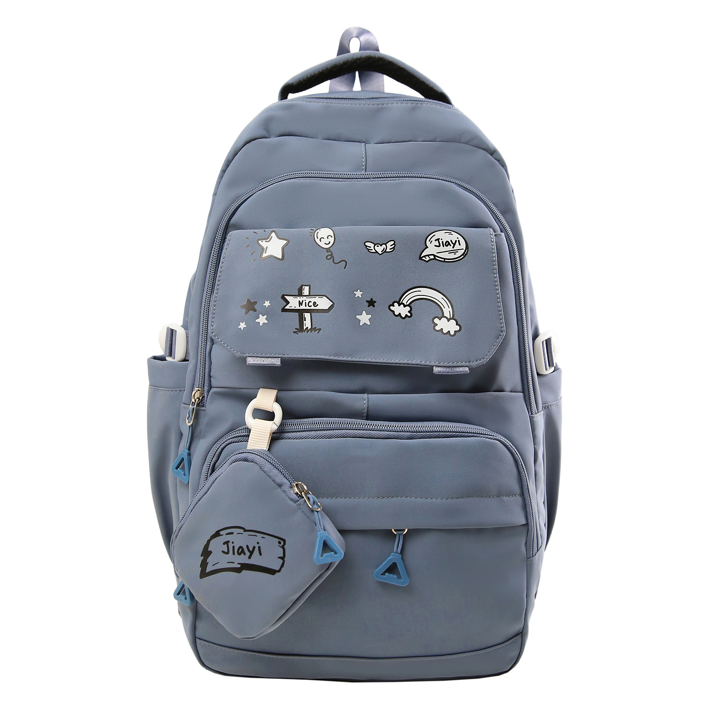 Japón pequeña y fresca dulce mochila estudiantil JIAYISTAR encantadora mochila de hombro casual para estudiantes de secundaria secundaria