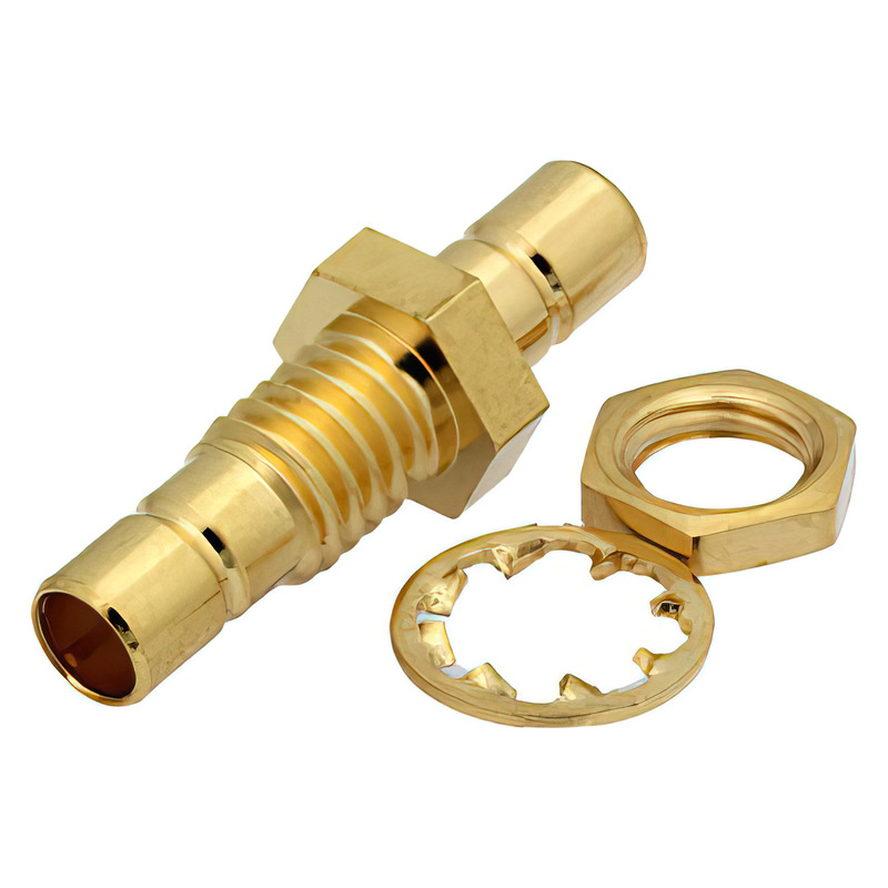 Bulkhead 75 Ohm Mini Smb Jack to Mini Smb Jack Adapter
