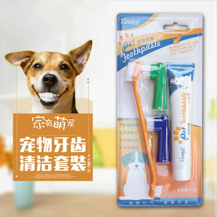 2100157 домашнее животное зубная паста костюм собака зубная паста принадлежности для собак Чистка полости рта зоотовары кошка зубная щетка