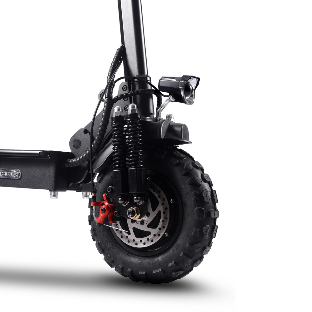 11inch Integrated Aluminum Alloy Driving Folding Electric Scooter Lithium Battery Adult Dual Drive Battery Scooter Dual Motor