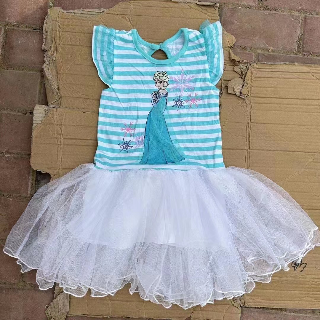 Vestido para niños falda de marca europea y americana de verano para niños DS-usted se viste al por mayor