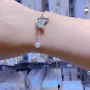 洗澡时尚百搭蝴蝶钛钢手链