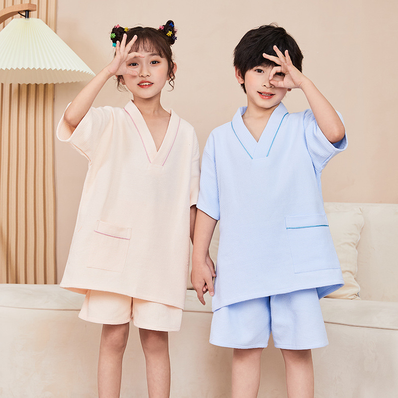 high-end cotton children's bathrobe