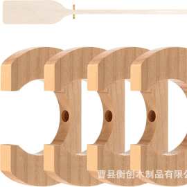 木制船桨架展示架皮艇独木舟龙船桨墙上壁挂式龙船桨收纳架