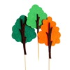 Baked cake decorative forest series felt small tree cake 插 Birthday scene scenery tree tree accessories plug -in