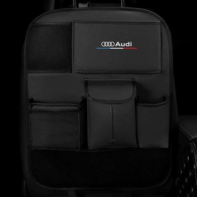 Suitable for Audi car storage bag A6L/A4L/A3/A5/A7/Q3/Q5L/Q7 car chair back storage small table (Car table board) - no-table-board-quiet-black-audi