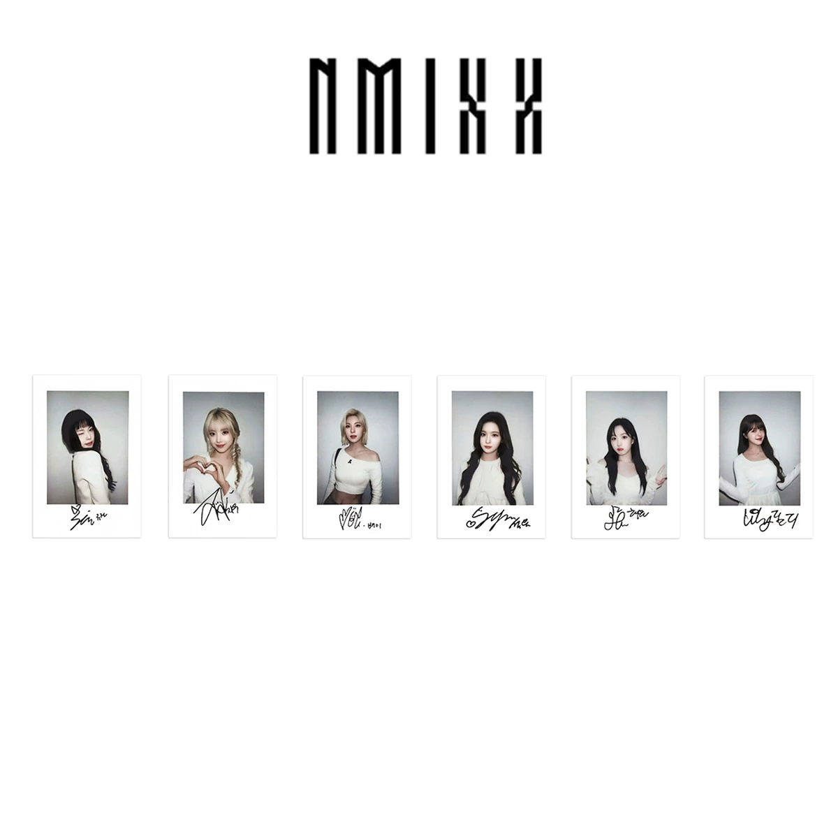 [NMIXX组合LUCKY DRAW EVENT小卡Apple music特典卡 拍立得小卡]