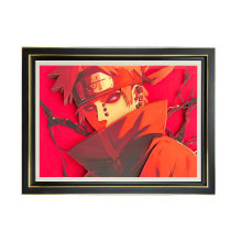 3d立体画相框动漫火影忍者天道佩恩纸雕灯画房间装饰画现货礼物