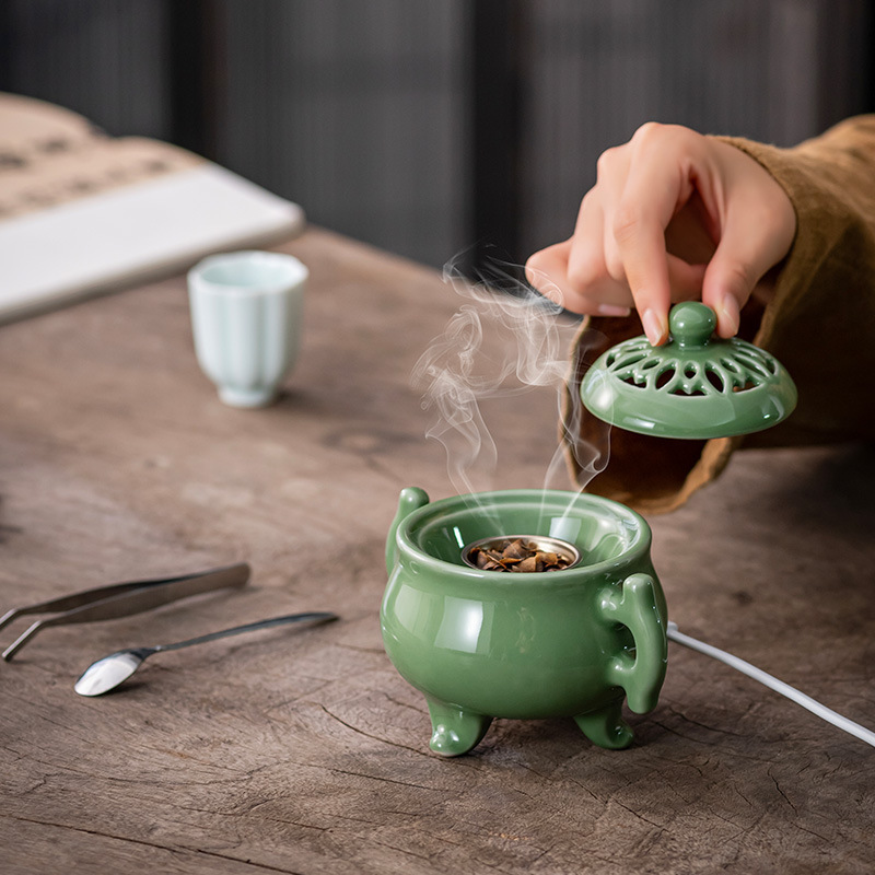 燃烧高温电熏香炉电子香薰炉干烧熏香炉电熏炉电加热电香炉520度
