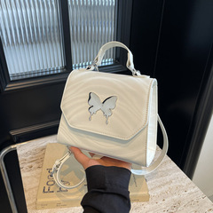 韓版小眾雙肩包包女式2024新款春夏時尚休閒小背包旅行手提小方包