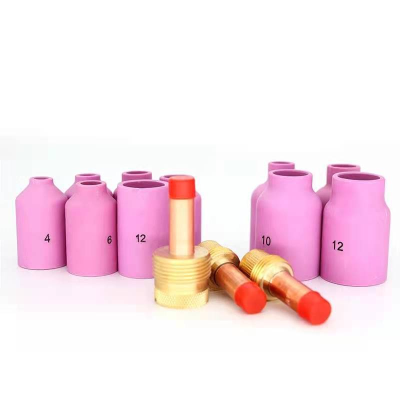 アルゴンアーク溶接磁器ノズル部品 (WP-17/18/26) 磁器ノズルメッシュ付き流体ガスケット|undefined