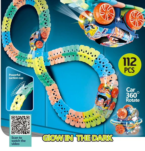 Luminous track 112pcs【Cross-border supply only】