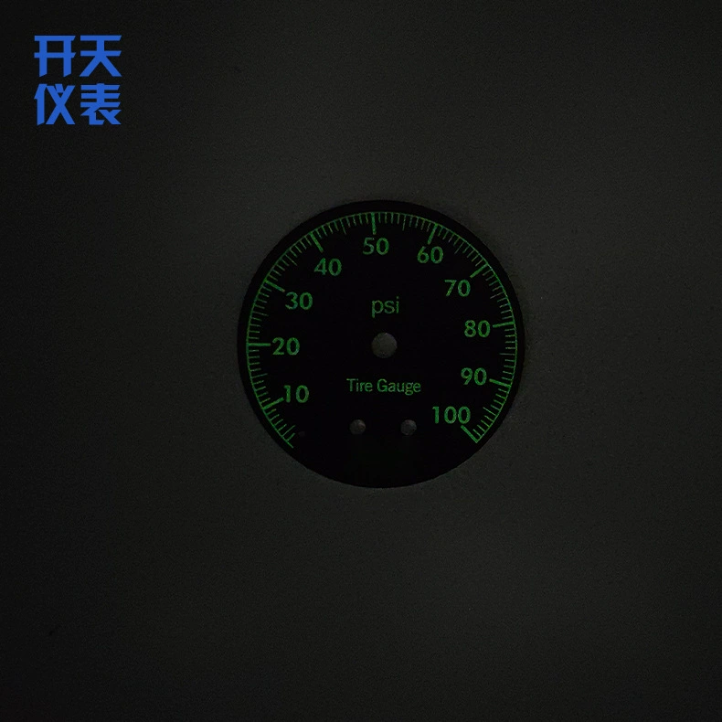 Ningbo Jiangbei светящийся приборная панель шины тестер давления в шинах световой барометр пластина медицинского флуоресцентного циферблата