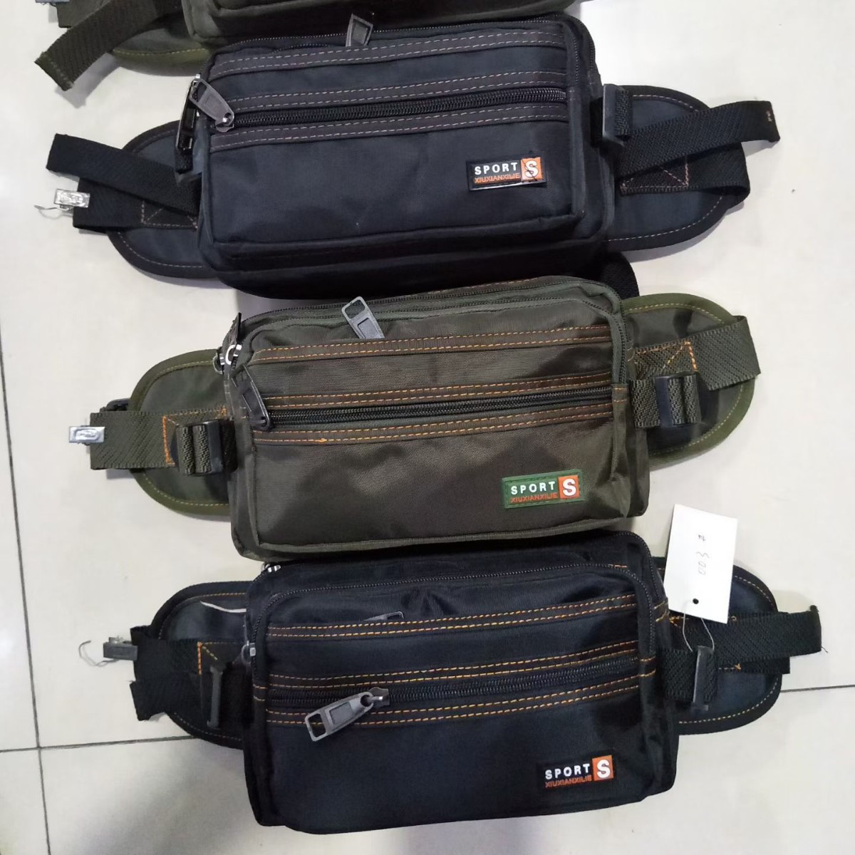 Cross-Border New Multi-Functional Waist Bag, Outdoor Multi-Layer Large-Capacity Men's Chest Bag, Oxford Cloth Crossbody Bag, Wear-Resistant Waist Bag
