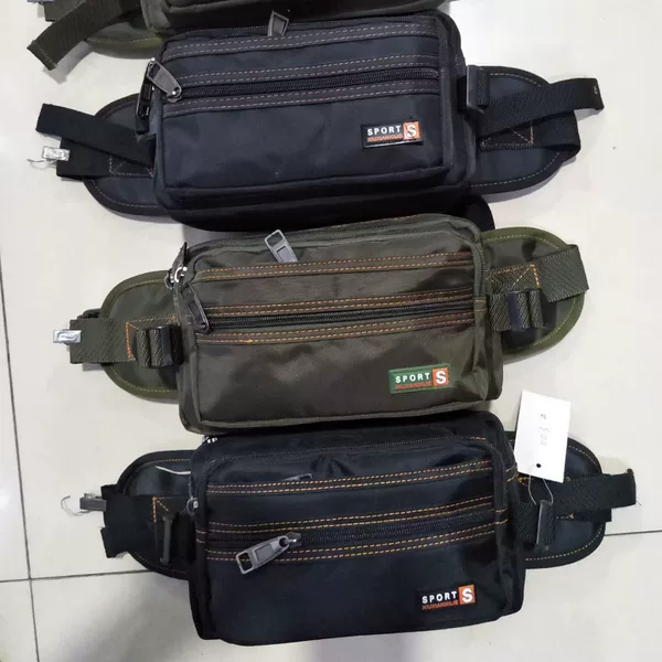 Cross-Border New Multi-Functional Waist Bag, Outdoor Multi-Layer Large-Capacity Men's Chest Bag, Oxford Cloth Crossbody Bag, Wear-Resistant Waist Bag