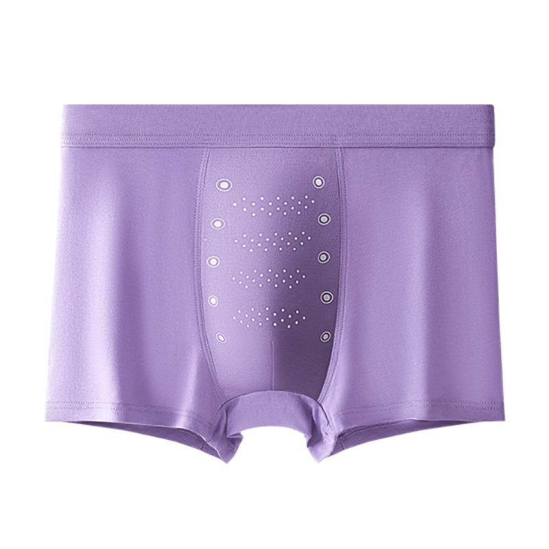 Primavera y verano nuevos pantalones interiores de hombre, pantalones de ángulo plano de hombre, pantalones cortos de cintura media de punto transpirables, tendencia al por mayor