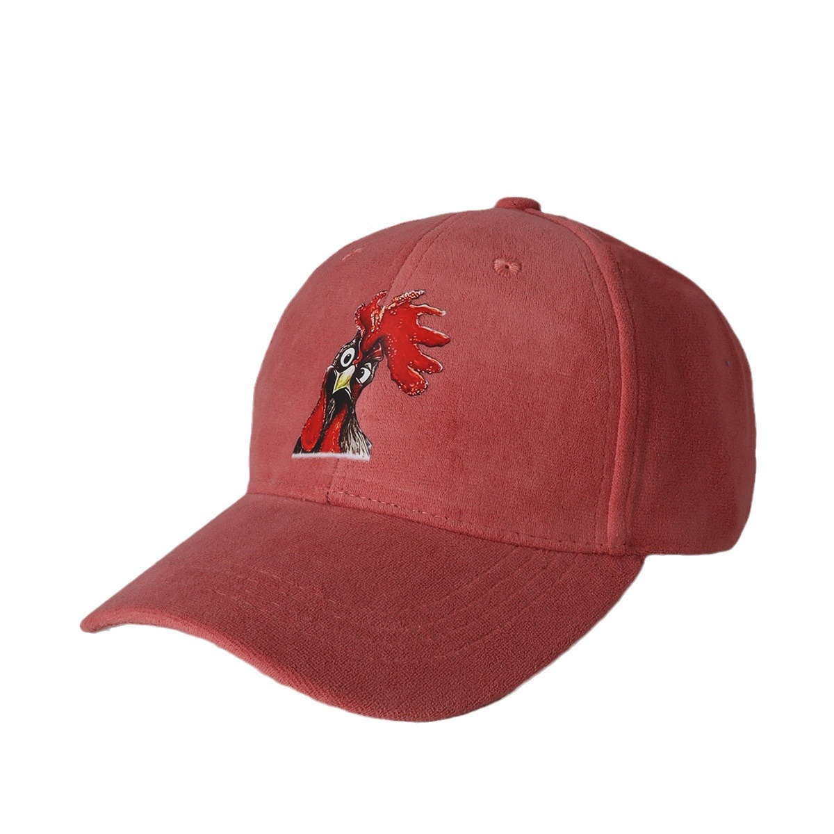 Unisex Men's and women's four seasons casual trend cute chicken print baseball cap fashion high quality sunscreen hat_voghion.com