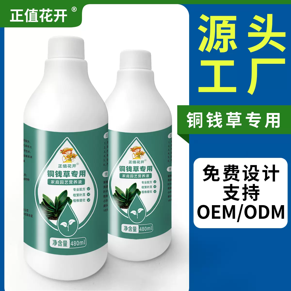 铜钱草通用肥营养液家用养花肥料盆栽土培水培钱币草金钱莲肥绿植