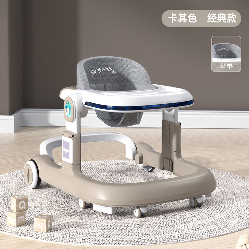 El andador para bebés y niños pequeños es anti-vuelco durante 6-18 meses.
