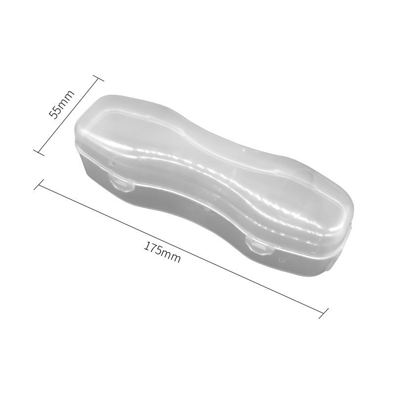 Fábrica directa de gafas de sol de plástico transparente caja de gafas personalizada gafas de plástico gafas de natación gafas de tamaño caja de gafas