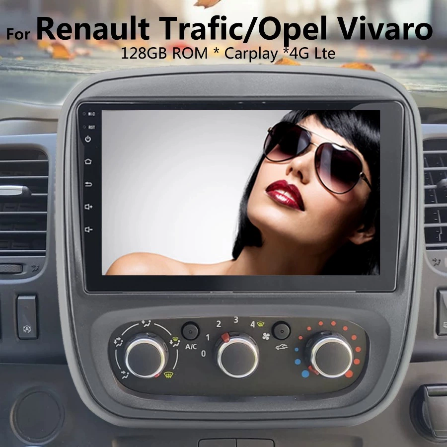 Подходит для 15" Renault Vivaro мультимедийный GPS-плеер для автомобиля, Android 11