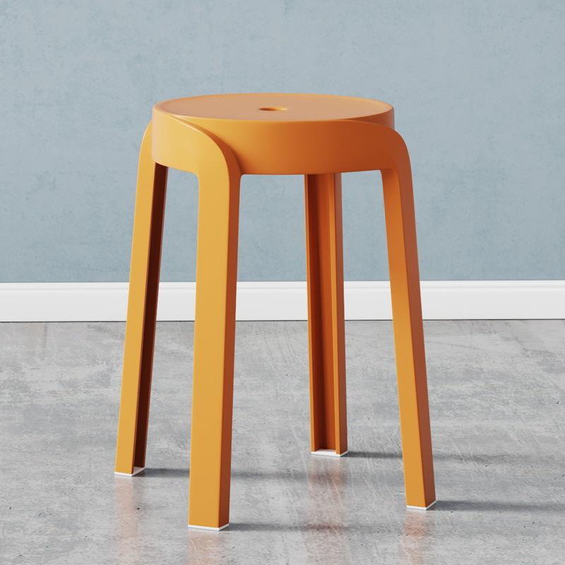 Taburetes de plástico gruesos taburetes redondos altos para el hogar apilables taburetes de mesa de comedor taburetes de respaldo sillas de molino de viento ciclón