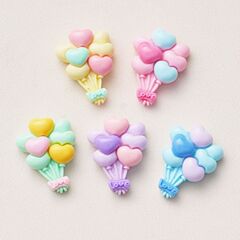 かわいいマカロン愛風船樹脂手作りdiyクリームゴム髪飾りヘアピン携帯ケース電気自動車部品