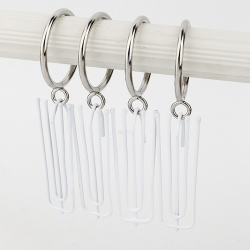 Wholesale curtain split ring hanging ring accessories live hook hanging ring metal curtain ring roman rod circle hanging ring live