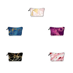 跨境新款 大理石紋系列化妝包 手拿收納洗漱包 懶人便攜洗漱包