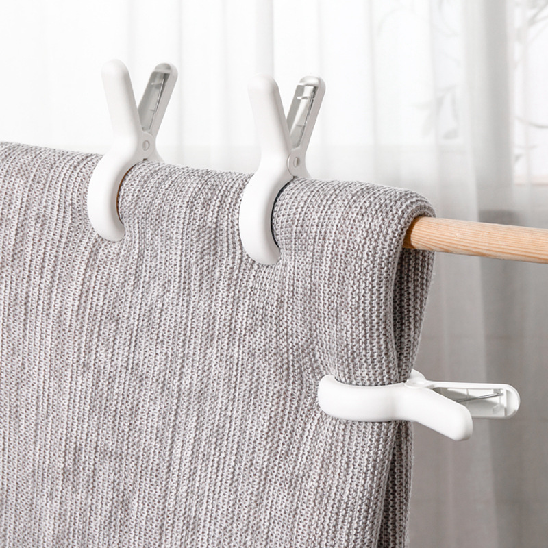 Large Drying Quilt Clip Strong Windproof Fixed Drying Clothes Plastic Traceless Quilt Clip Cross Stitch Quilt Clip