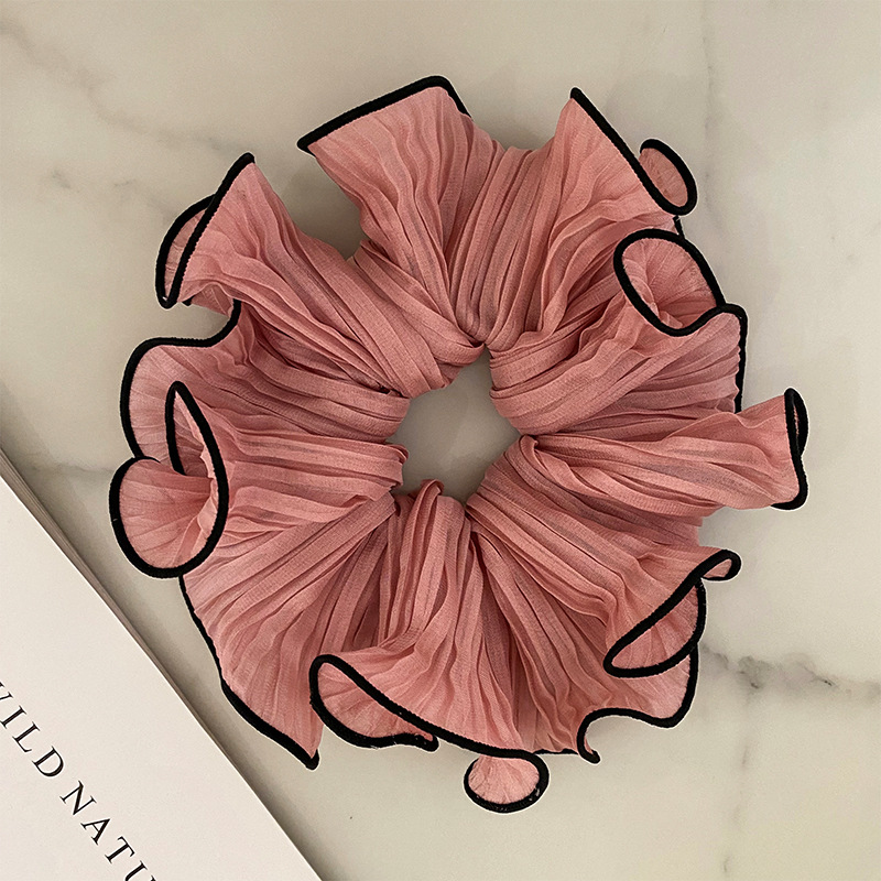 35g Weight Hair Tie Hair Accessories Type 1 Piece Quantity Daily Occasion Polyester Material Flower Pattern Women'S Gender Braid Design Women's Lady Flower Polyester Braid Hair Tie