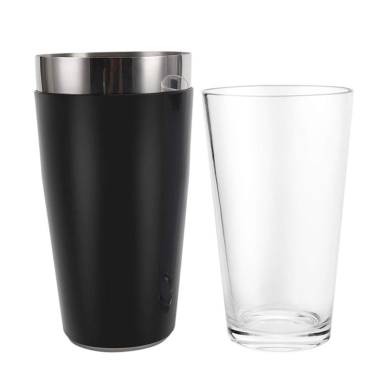 Cóctel de Amazon Boston agitador de acero inoxidable vaso de nieve 700ml vaso de cóctel vaso de cóctel herramienta de barman