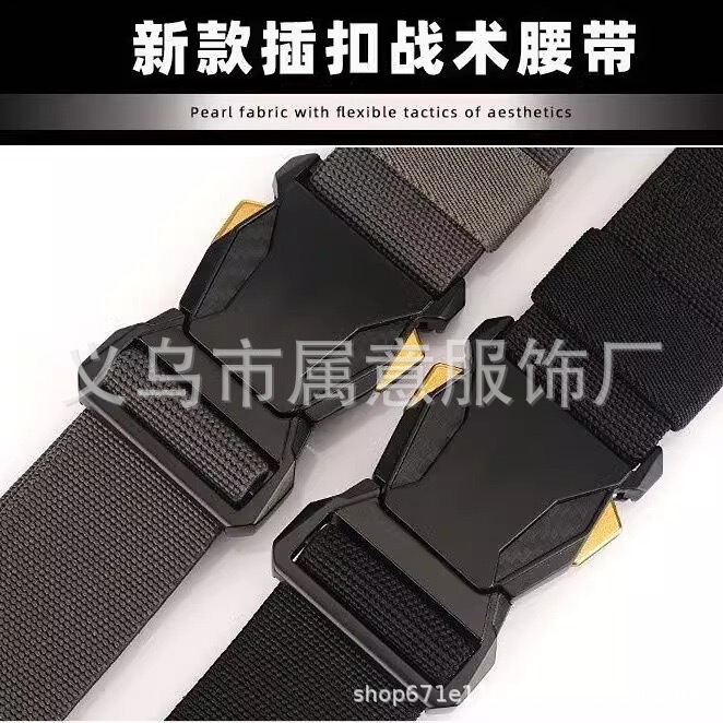 工場直販 自動バックル メンズ ナイロン編みベルト ミリタリーファン トレーニング カジュアル 学生向け 工場直送|undefined
