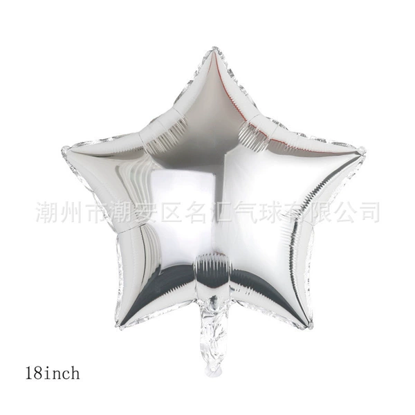 18 -inch pentagram silver color