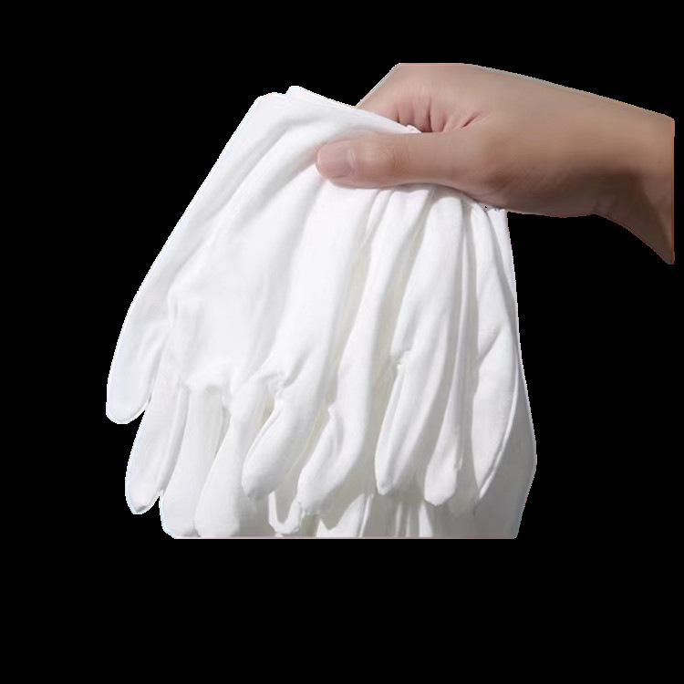 厂家批发手套白色纯棉通用手套白色作业手套劳保棉薄夏季礼仪手套