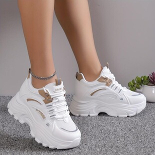 S 33626 Thick Sole Platform Casual Sneakers ������e�\��Ь