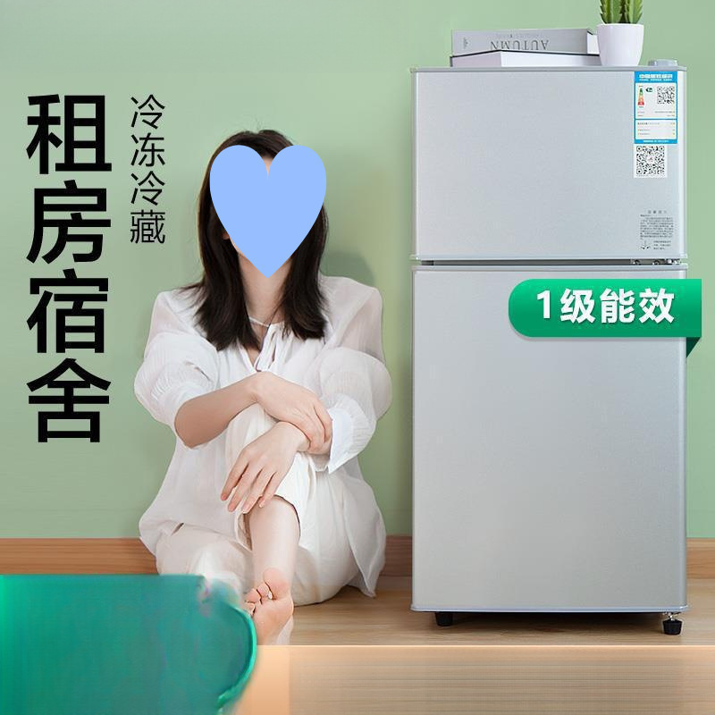 First-Class Energy-Efficiency Small Refrigerator Household Small Dormitory Rental Small Apartment Office Mini Single-Person Energy-Saving Refrigerator