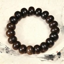 景区热销沉贵宝算盘珠单圈手串简约佛珠香木文玩手串厂家批发