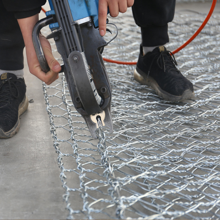 格宾石笼网水利河道护坡宾格网铅丝石笼网卷高尔凡格宾网石笼网箱