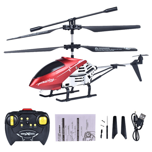 Cross-border 3.5 channel alloy remote control aircraft remote control helicopter luminous aircraft model children's toys wholesale
